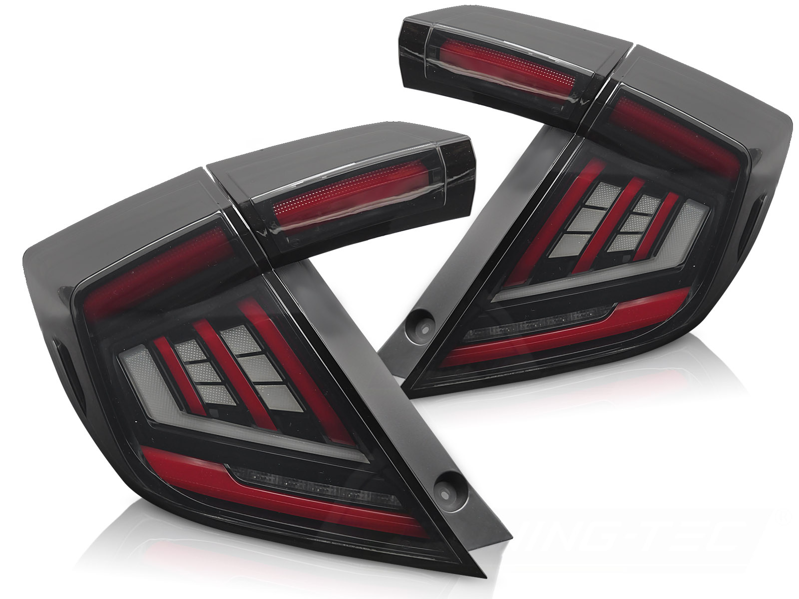 LED Achterlichten Smoke Honda Civic X 2016-2021 Hatchback