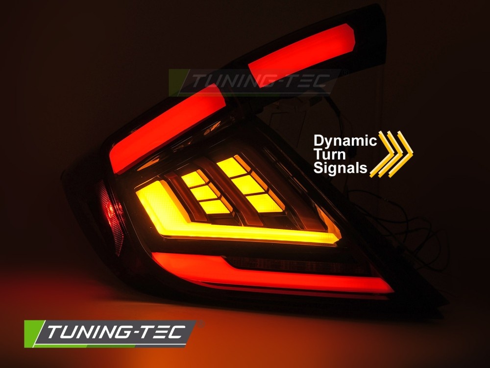 LED Achterlichten Smoke geschikt voor Honda Civic X 2016-2021 Hatchback