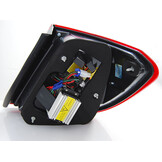 Achterlichten geschikt voor Mercedes C-Klasse W204 Combi 2007-2010 Rood Smoke LED Bar