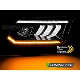 Koplampen Tube LED Zwart geschikt voor Ford Mustang 04-09