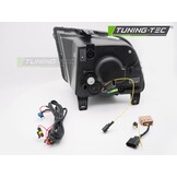 Koplampen Tube LED Zwart geschikt voor Ford Mustang 04-09