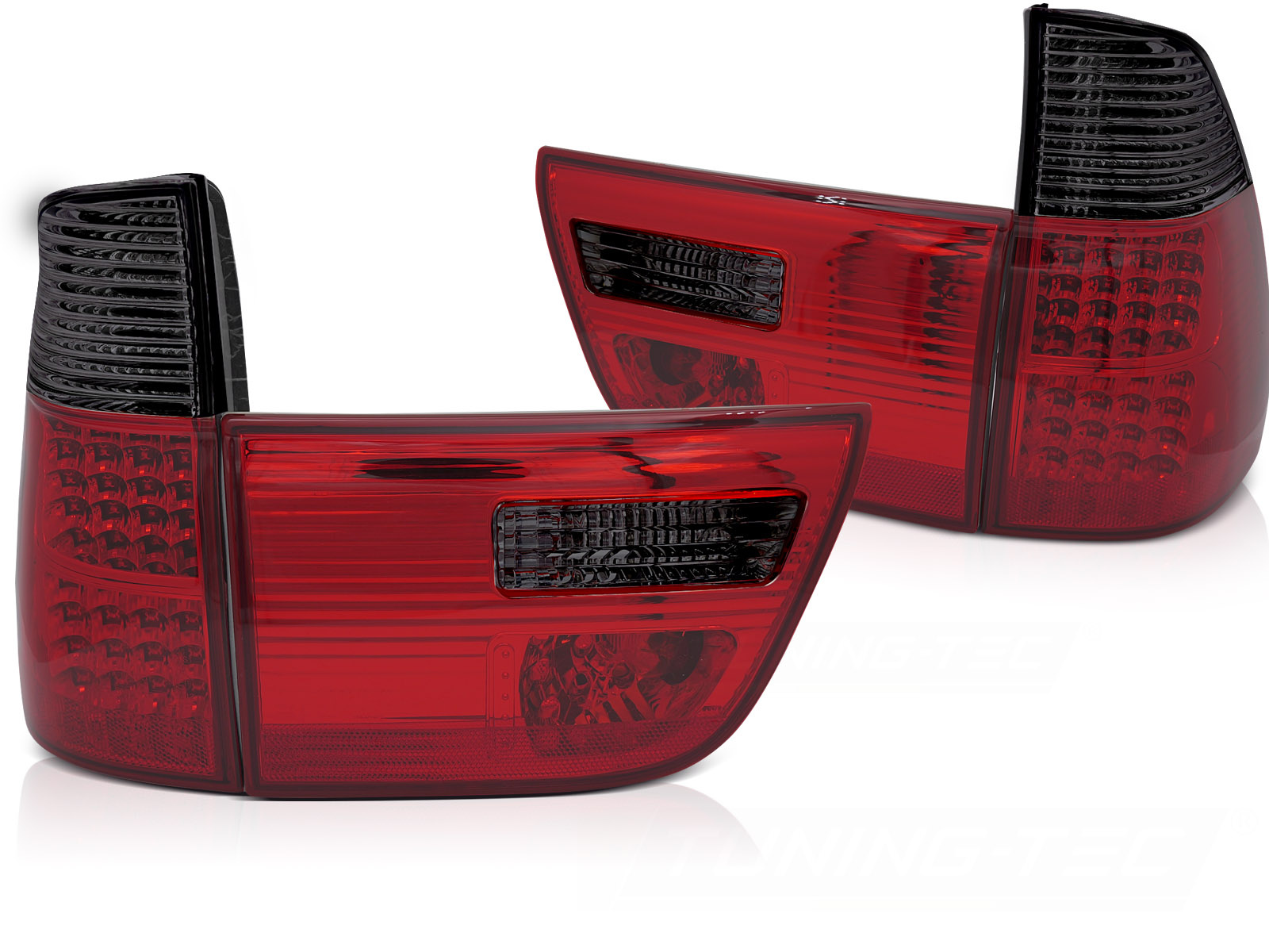 Achterlichten LED Rood Rook geschikt voor BMW X5 E53 (99-03)