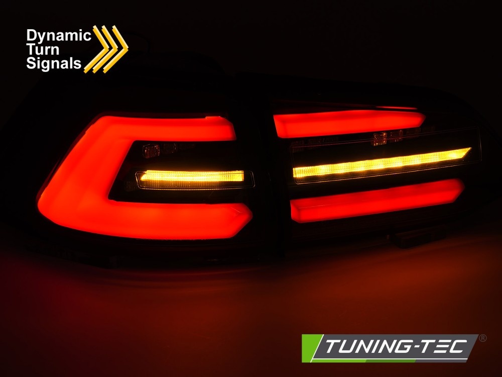 LED Achterlichten Zwart Smoke Dynamisch Rood VW Golf 7 Variant 13-17