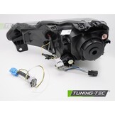 Koplampen Zwart Tube LED DRL voor Toyota GT86 12-21