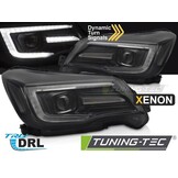 Xenon Koplampen Tube Light DRL Zwart voor SUBARU FORESTER IV 13-18