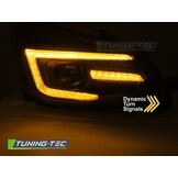 Xenon Koplampen Tube Light DRL Zwart voor SUBARU FORESTER IV 13-18