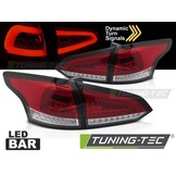 LED Achterlichten Rood Wit Sequentiële voor Ford Focus MK3 SW 11-18