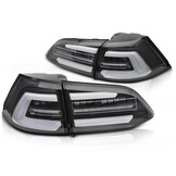 LED Achterlichten Zwart Dynamisch VW Golf 7 Variant 2013-2017