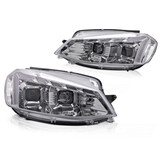 Koplampen VW Golf 7 17-19 Chroom LED DRL Dynamisch Knipperlicht Welkomstfunctie