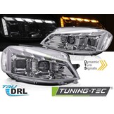 Koplampen VW Golf 7 17-19 Chroom LED DRL Dynamisch Knipperlicht Welkomstfunctie