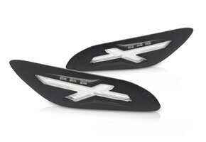 Achterknipperlichten ZWART LED voor VESPA SPRINT / PRIMAVERA 150cc