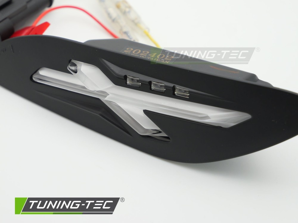 Achterknipperlichten ZWART LED voor VESPA SPRINT / PRIMAVERA 150cc