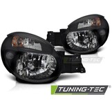 Koplampen Subaru Impreza II GD 2000-2003 Zwart