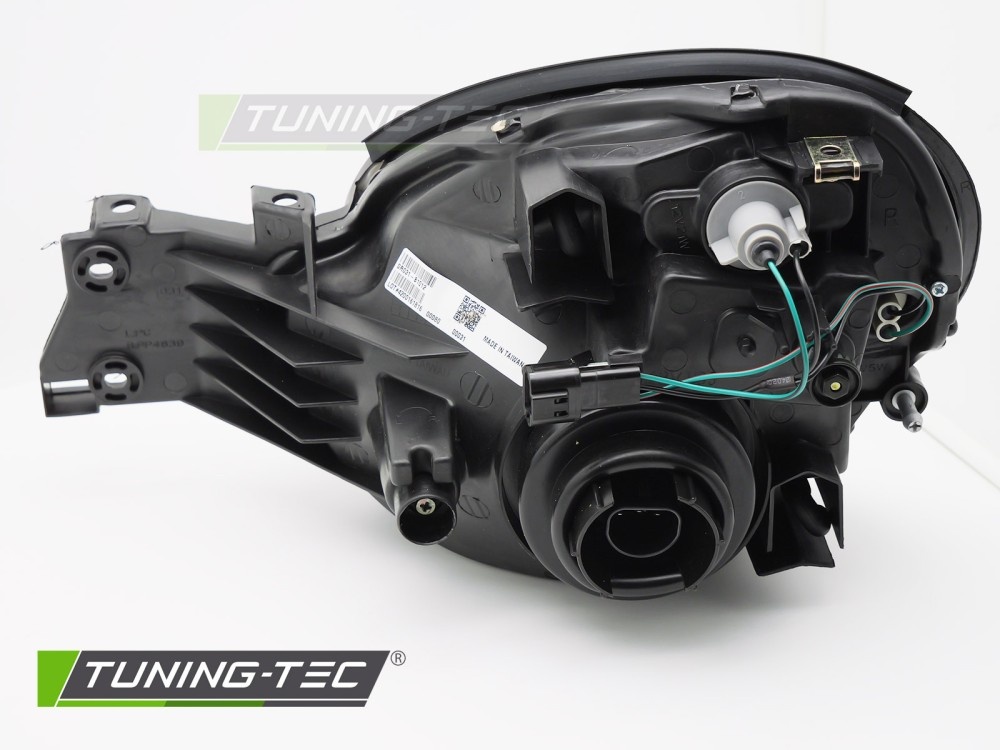 Koplampen Subaru Impreza II GD 2000-2003 Zwart