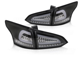 LED Achterlichten Zwart Dynamisch Knipperlicht geschikt voor Ford Focus MK3 SW 11-18