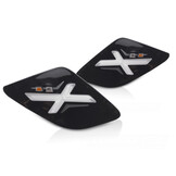 Achter Richtingaanwijzers Glanzend Zwarte LED voor VESPA GTS / GTV 300cc