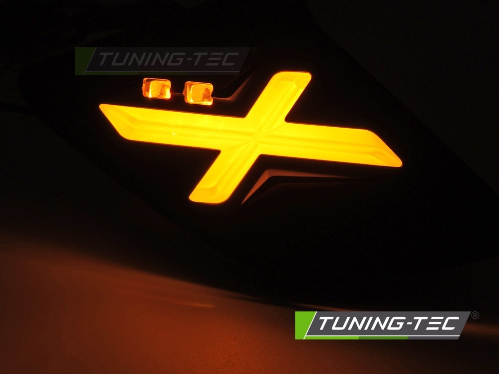 Achter Richtingaanwijzers Glanzend Zwarte LED voor VESPA GTS / GTV 300cc