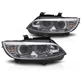Xenon Koplampen Gele LED Chroom DRL voor BMW E92 / E93 (06-10)