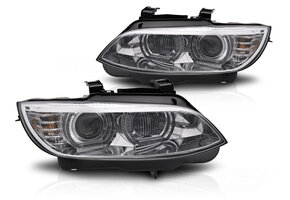 Xenon Koplampen Gele LED Chroom DRL geschikt voor BMW E92 / E93 (06-10)