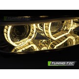 Xenon Koplampen Gele LED Chroom DRL voor BMW E92 / E93 (06-10)