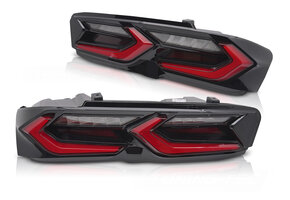 LED Achterlichten Rood Zwart voor Chevrolet Camaro 2019-2023