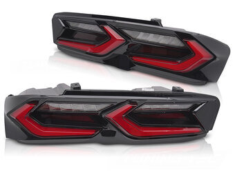 LED Achterlichten Rood Zwart voor Chevrolet Camaro 2019-2023