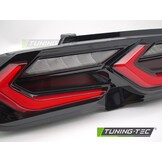 LED Achterlichten Rood Zwart voor Chevrolet Camaro 2019-2023