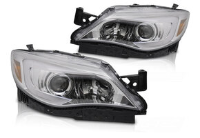 Koplampen Chroom LED Tube Light voor Subaru WRX 2008-2014