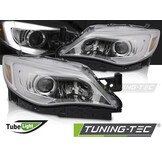 Koplampen Chroom LED Tube Light voor Subaru WRX 2008-2014