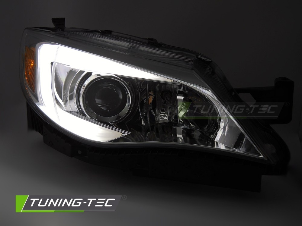 Koplampen Chroom LED Tube Light voor Subaru WRX 2008-2014