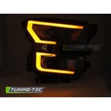 Koplampen Tube Light Dubbel Zwart geschikt voor Ford F150 MK13 2014-2017