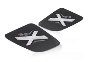 Achter LED Richtingaanwijzers Zwart voor Vespa GTS / GTV 300cc