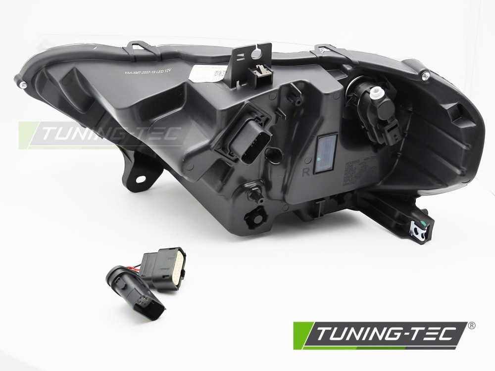 LED Koplampen RGB DRL Zwart geschikt voor Ford Mustang 2018-2021