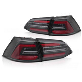 LED Achterlichten Zwart/Rood Dynamisch VW Golf 7 Variant (13-17)