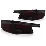 LED Achterlichten Zwart Rood Smoke geschikt voor HONDA CIVIC XI 21- HATCHBACK
