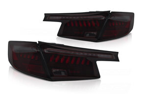 LED Achterlichten Zwart Rood Smoke geschikt voor HONDA CIVIC XI 21- HATCHBACK