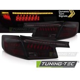 LED Achterlichten Zwart Rood Smoke geschikt voor HONDA CIVIC XI 21- HATCHBACK