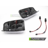 Zijknipperlicht in spiegel wit LED sequentieel voor Ford Transit 2013-