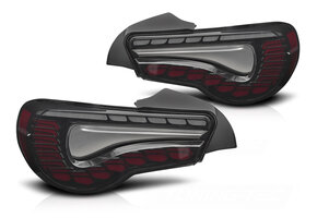 Achterlichten geschikt voor Toyota GT86 2012-2021 OLED Smoke met Dynamisch Knipperlicht