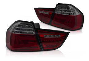 Achterlichten LED BAR Rood Smoke Sequentieel geschikt voor BMW E90 LCI 09-11