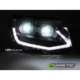 LED Koplampen Tube Light Chroom DRL Dynamische Knipperlichten VW T6 15-19