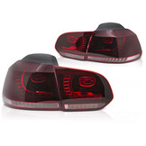 LED Achterlichten Dynamisch Rood geschikt voor VW Golf 6 08-13