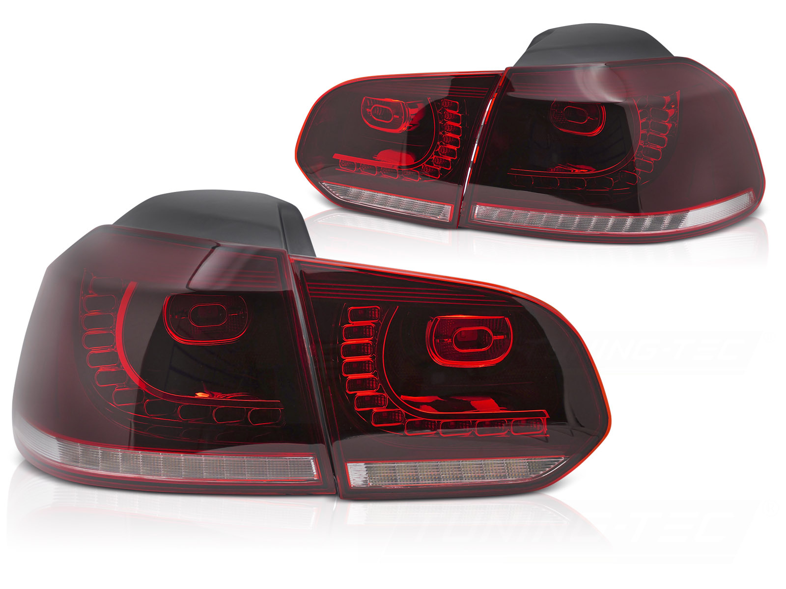 LED Achterlichten Dynamisch Rood geschikt voor VW Golf 6 08-13