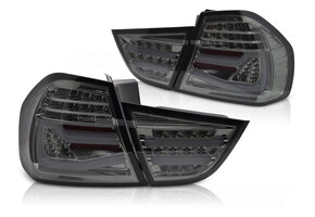 Achterlichten LED BAR Smoke Sequentiële Knipperlichten geschikt voor BMW E90 09-11