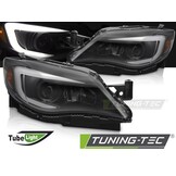 Koplampen Tube Light Zwart voor SUBARU WRX (2008-2014)