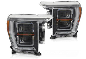 LED Koplampen Zwart DRL geschikt voor FORD F150 MK14 2020-2023