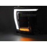 LED Koplampen Zwart DRL voor FORD F150 MK14 2020-2023