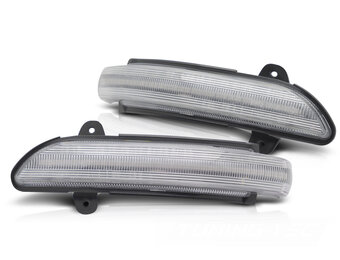 LED Spiegelknipperlichten Sequentieel Wit - Mercedes W211 C219 W221 C216