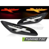 Achterknipperlichten LED Glanzend Zwart voor Vespa Sprint / Primavera 150cc