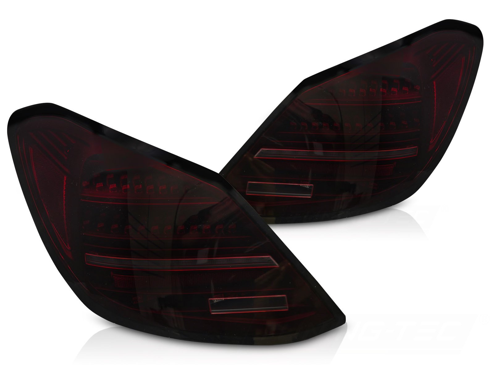 LED Achterlichten Rood Smoke Sequentiële voor Mercedes C-Klasse W205 14-21